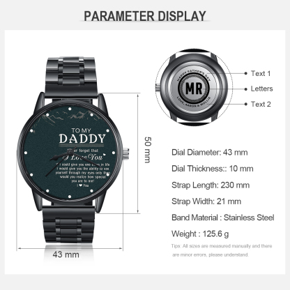 Personalised Photo Watch Customised Mechanical Watch Gifts for Him-Jessemade AU