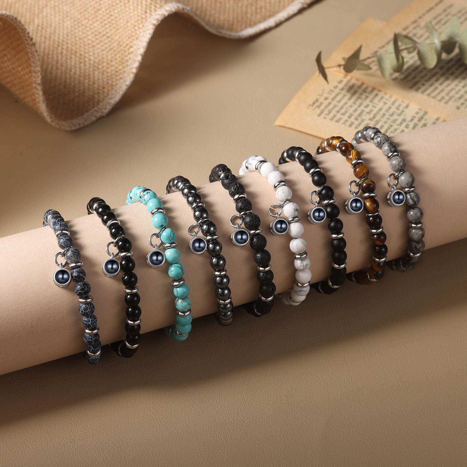 Personalised Projection Bracelet Custom Photo Bracelets Adjustable Bracelet Creative Gift for Him/Her-Jessemade AU