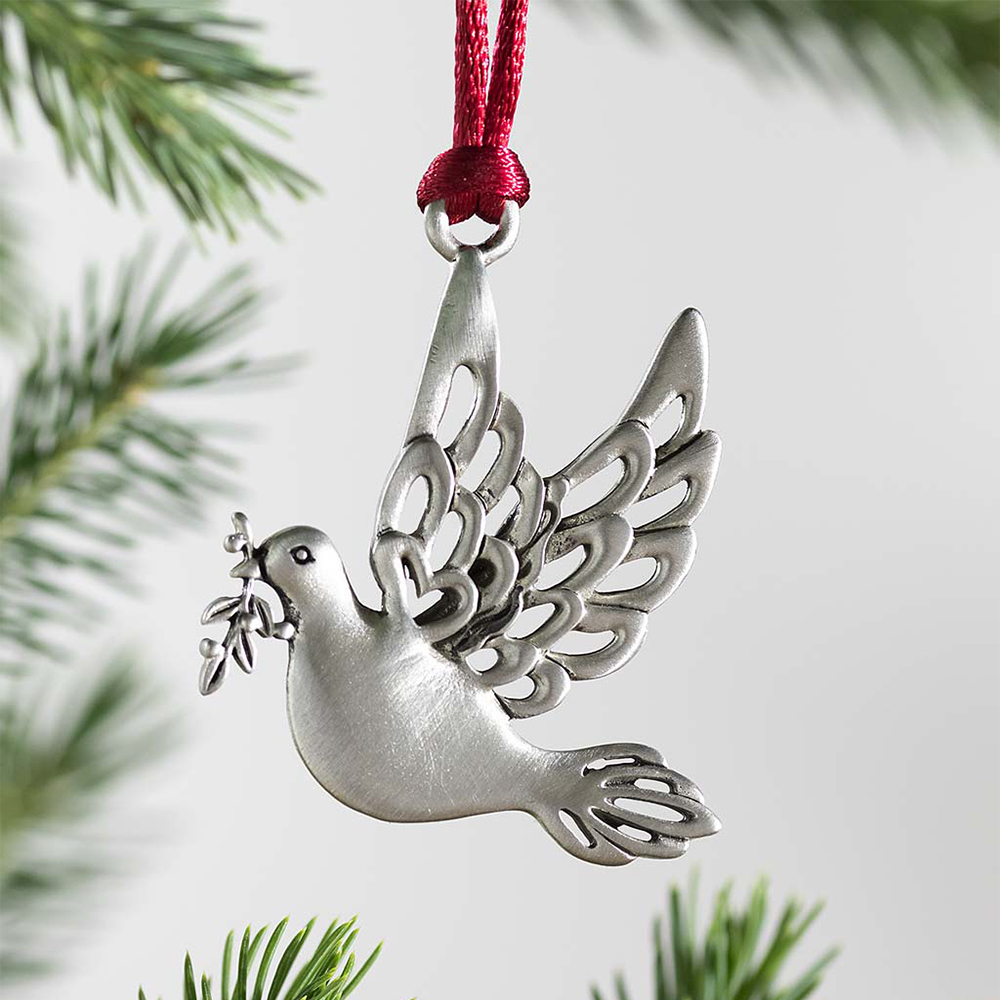 Solid Pewter Christmas Tree Ornament Gifts for Family-Jessemade AU