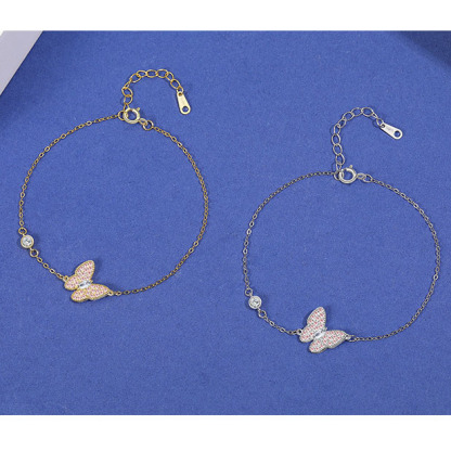 Personalised Wedding Jewelry Set Butterfly Necklace Bracelet Earrings Rings For Best Friends For Mom-Jessemade AU