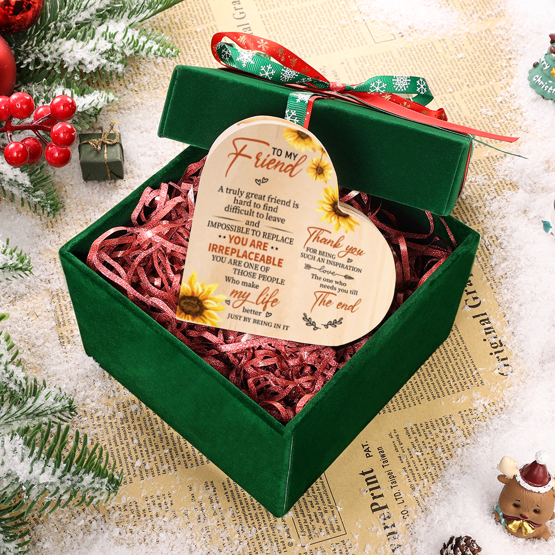 To My Friend Heart Candle Holder Thank you for being such an inspiration Wooden Candlestick-Jessemade AU