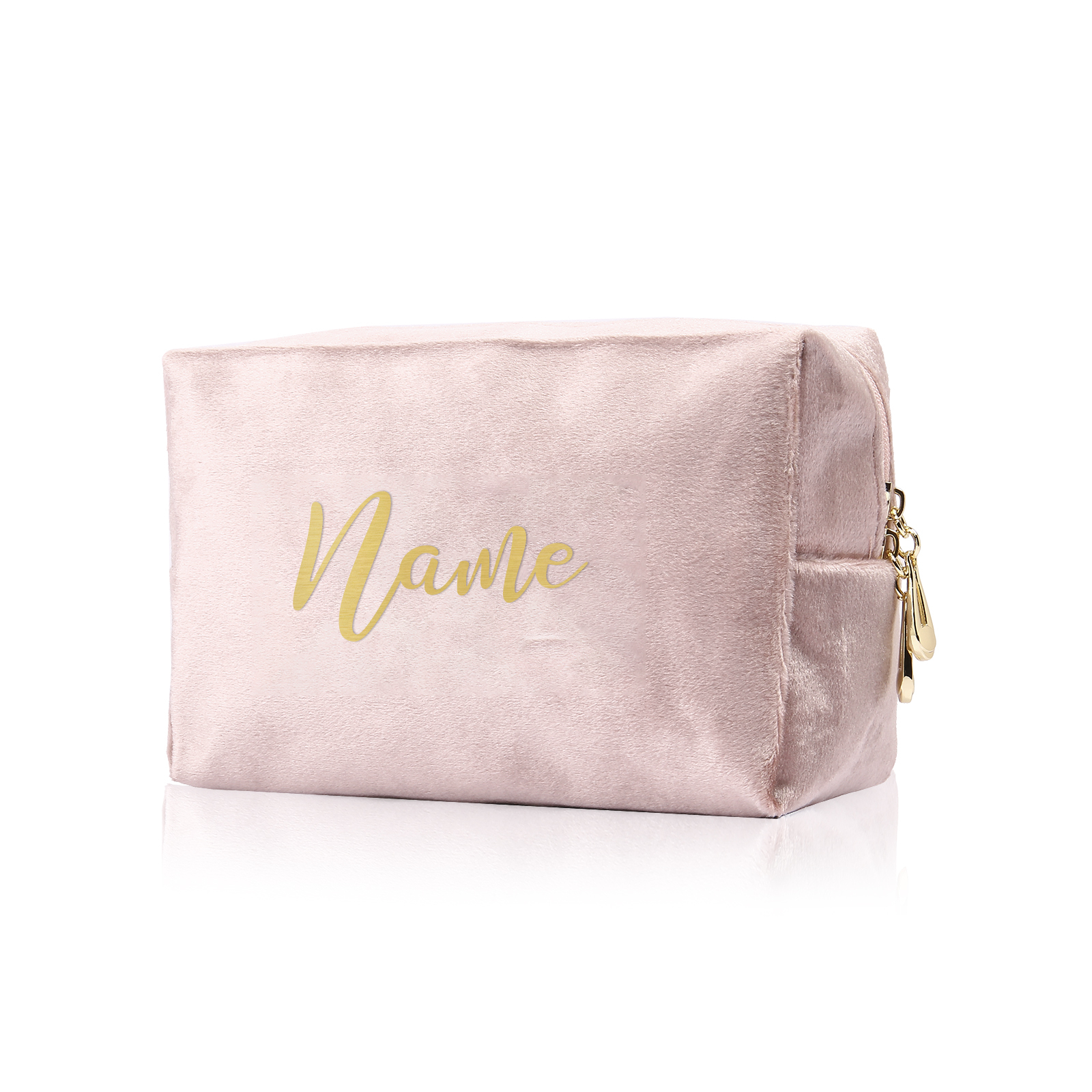 Personalised Name Cosmetic Bag Zipper Makeup Bag Jewelry Storage Bag Gifts for Ladies Girls-Jessemade AU