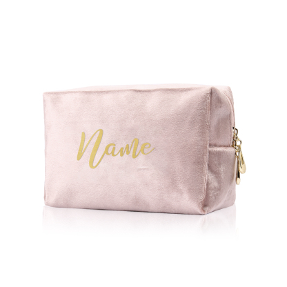 Personalised Name Cosmetic Bag Zipper Makeup Bag Jewelry Storage Bag Gifts for Ladies Girls-Jessemade AU
