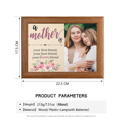 Personalised Mother Photo Frame With Light Gifts For Mother-Jessemade AU
