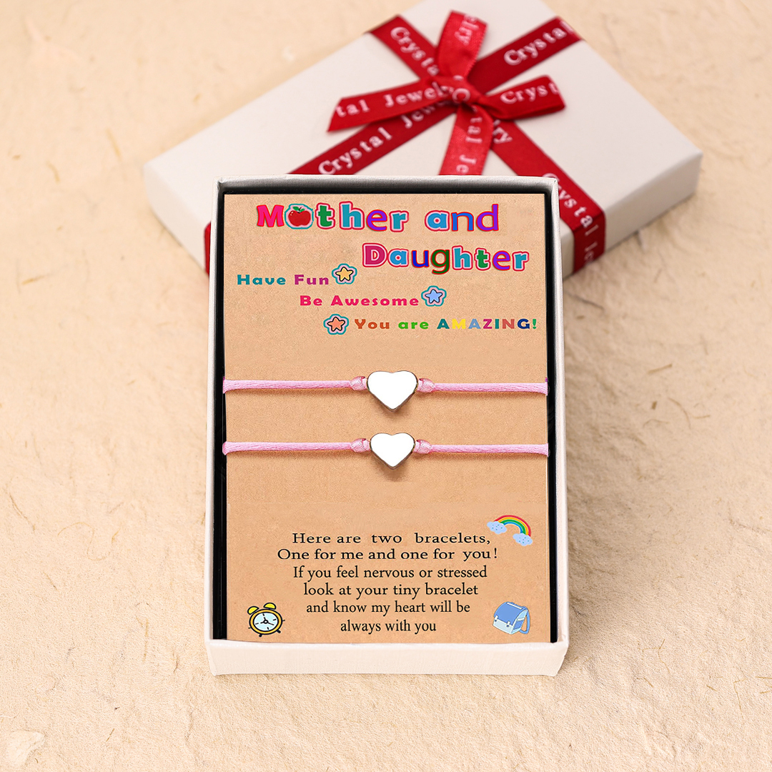 Women Bracelet Dainty Teen Heart Bracelet Back To School Adjustable Bracelet for Girls-Jessemade AU