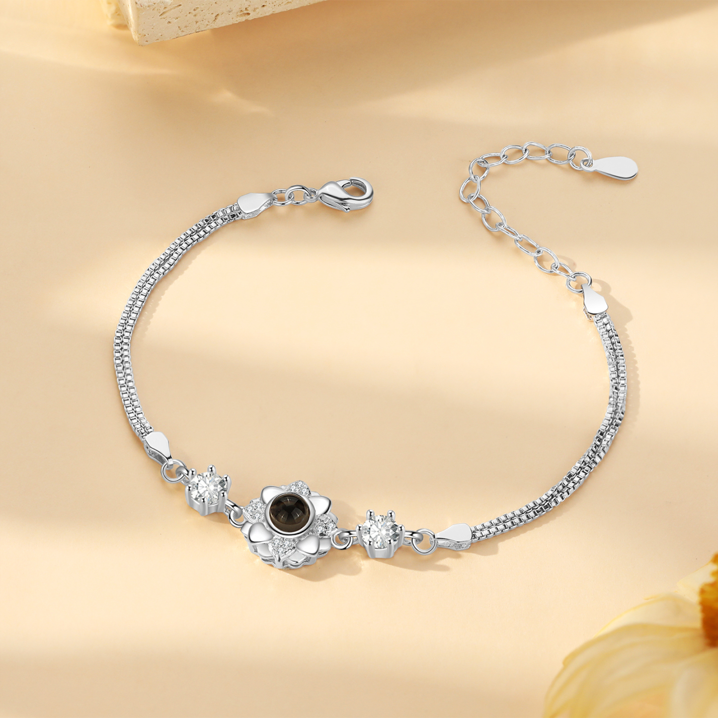 Personalised Projection Bracelet Custom Photo Bracelet Adjustable Bracelet Creative Gift for Her-Jessemade AU