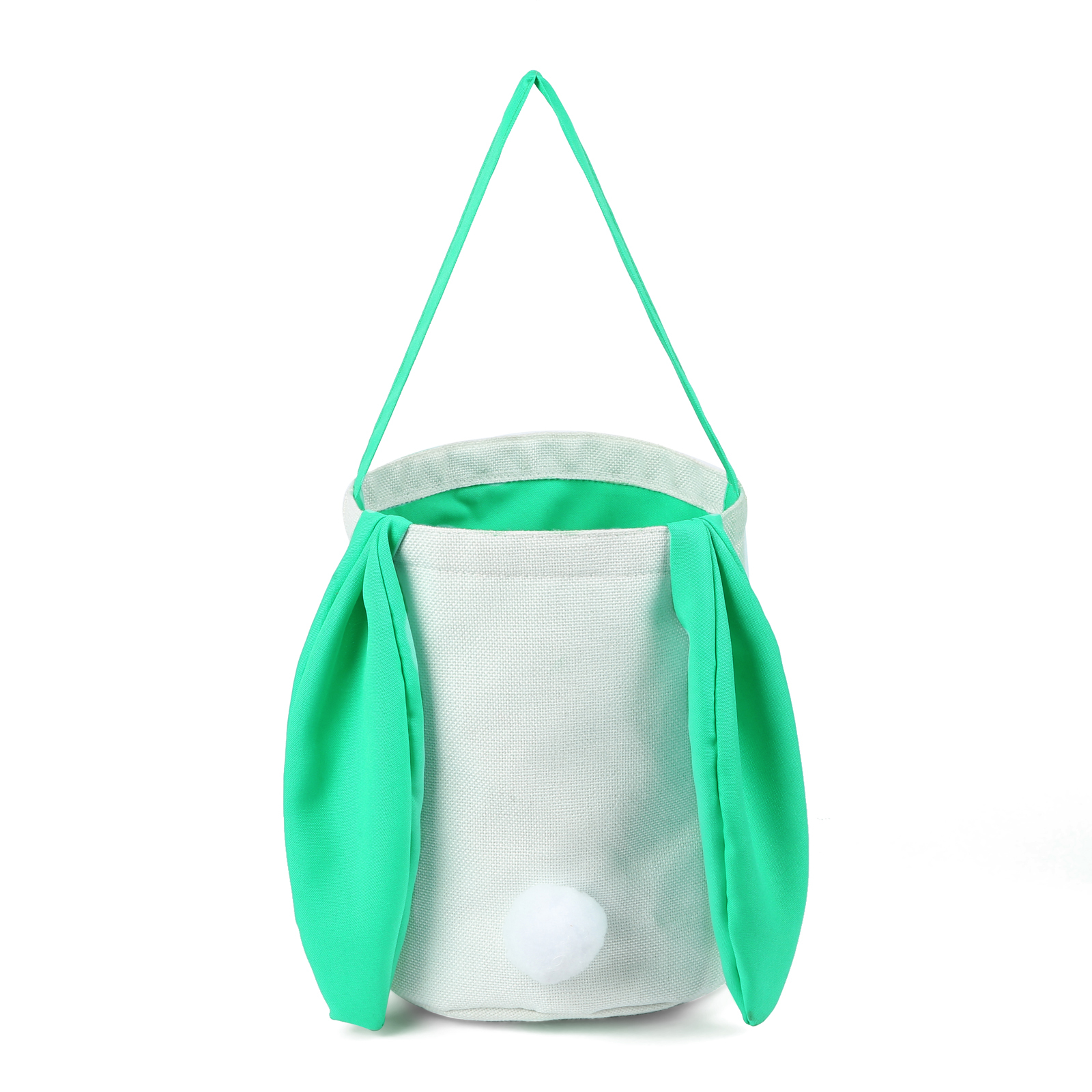 Easter Bunny Tote Bag Personalised Name & Letter Bucket Bag Bunny Basket Gifts For Kids-Jessemade AU