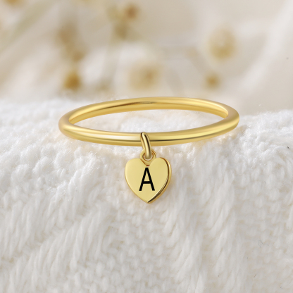Personalised Ring Custom Letter Ring Birthday Gift for Her-Jessemade AU