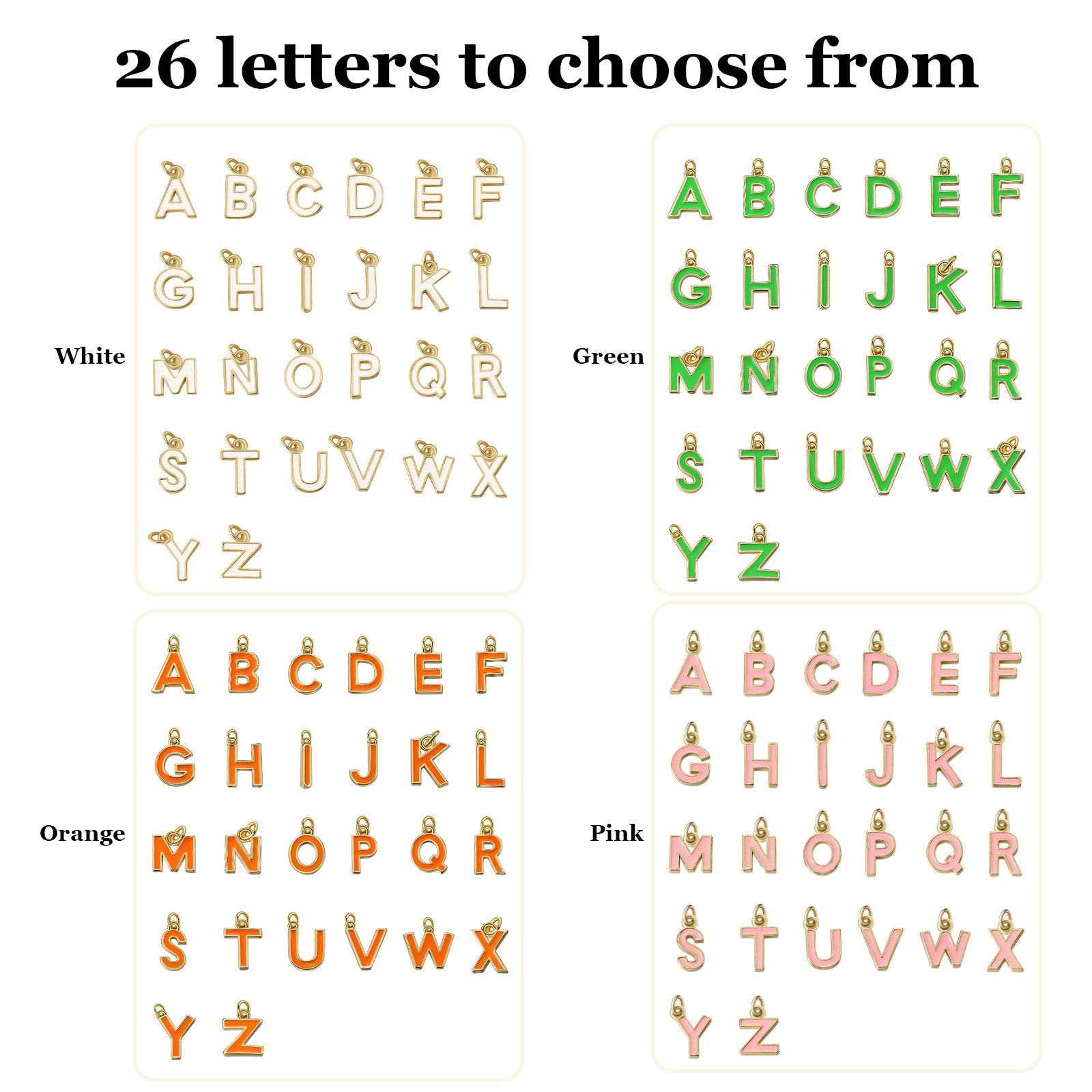 Back To School Flower Necklace Custom Birthstone and Initial Kid's Necklace-Jessemade AU