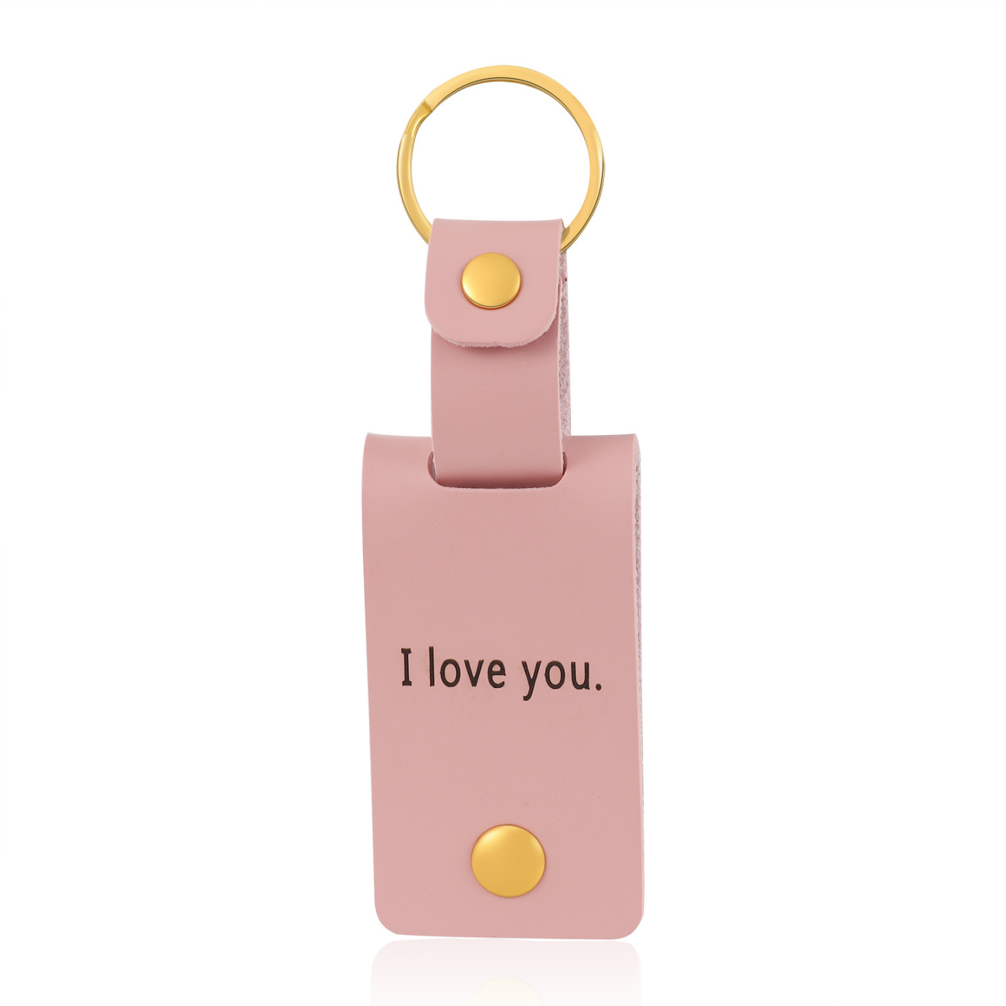 Personalised Photo Keychain Customised with Text Leather Keyring Couple Keychain Gift for Him/her-Jessemade AU