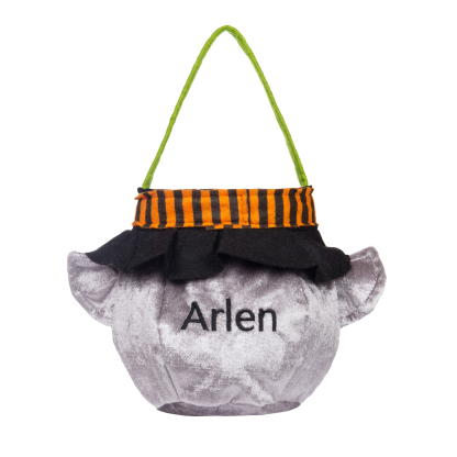 Personalised Halloween Tote Bags with Name Halloween Trick or Treat Candy Bags for Kids-Jessemade AU