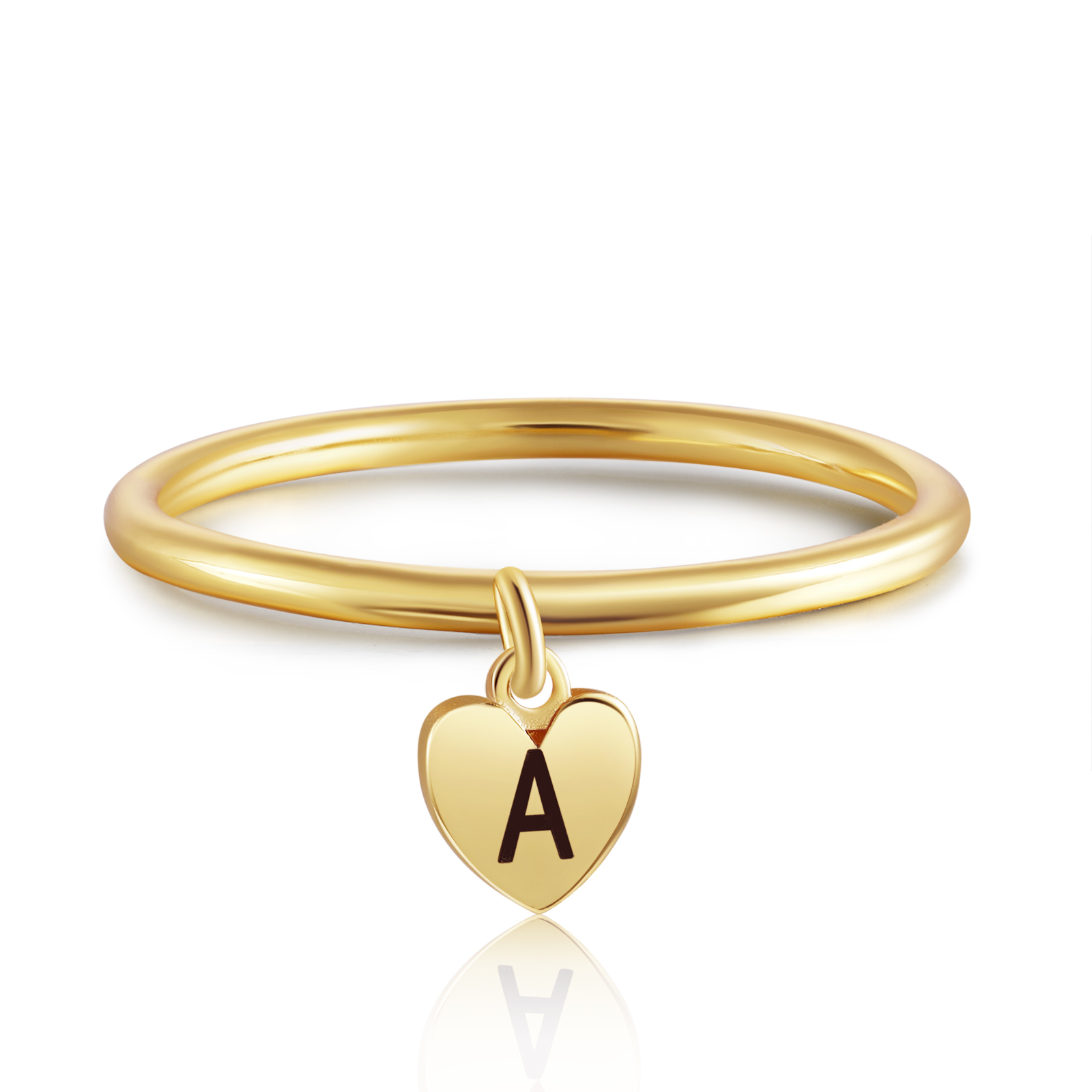 Personalised Ring Custom Letter Ring Birthday Gift for Her-Jessemade AU