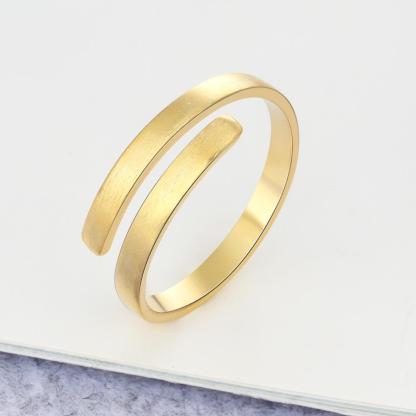 Personalised Name Rings Engraved 2 Names Adjustable Ring Gift for Her-Jessemade AU