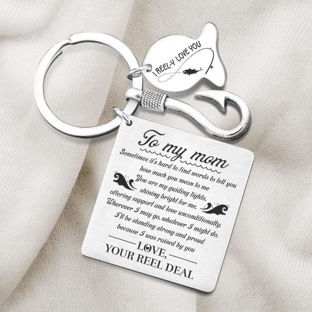 Sometimes it's hard to find words to tell you, Personalised Keychain For Mom-Jessemade AU