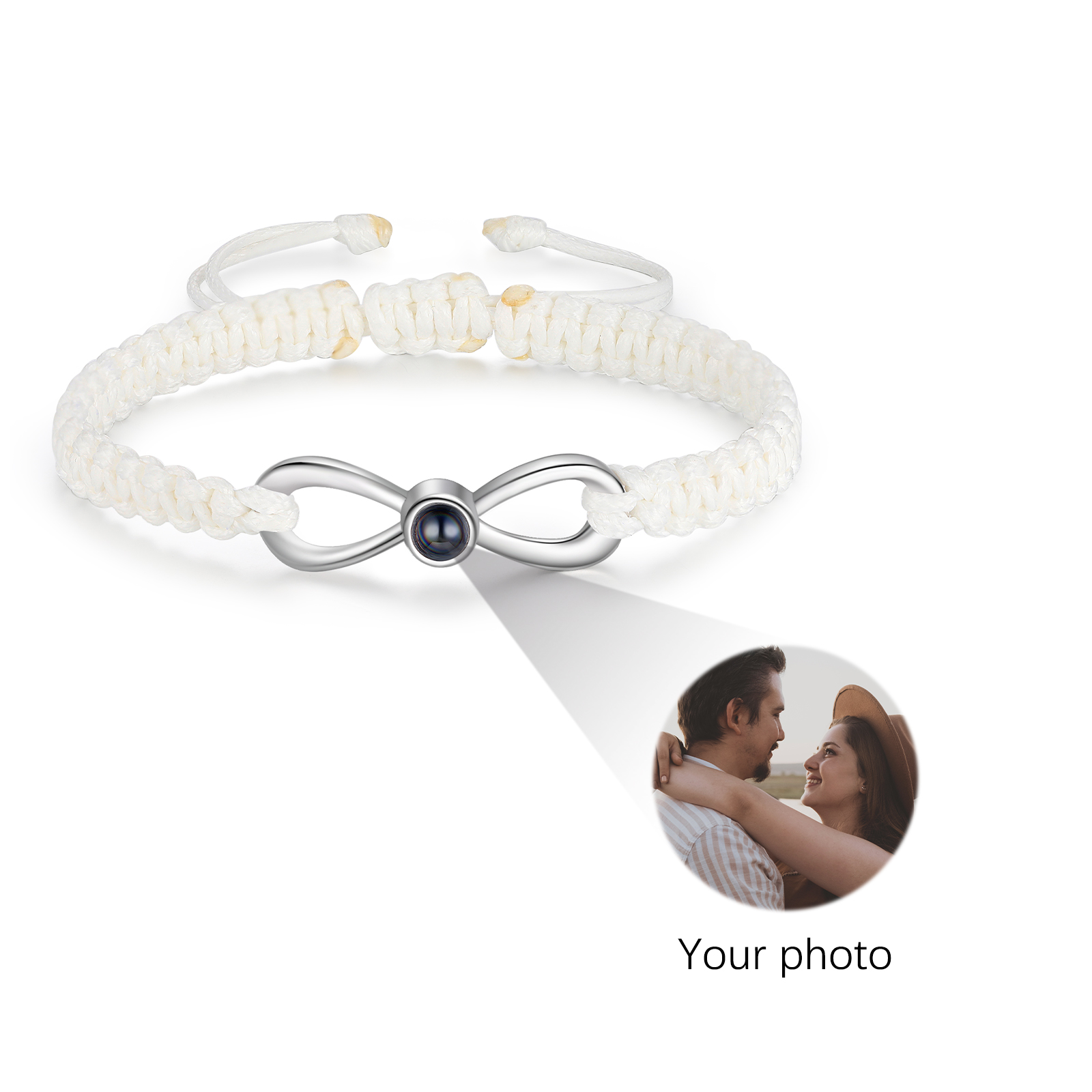 Personalised Projection Bracelet Custom Photo Bracelet Adjustable Bracelet Creative Gift for Her-Jessemade AU