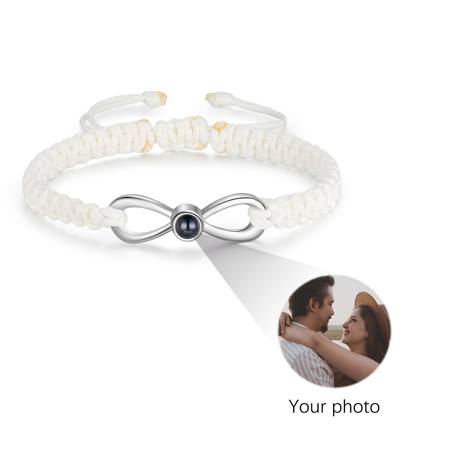 Personalised Projection Bracelet Custom Photo Bracelet Adjustable Bracelet Creative Gift for Her-Jessemade AU