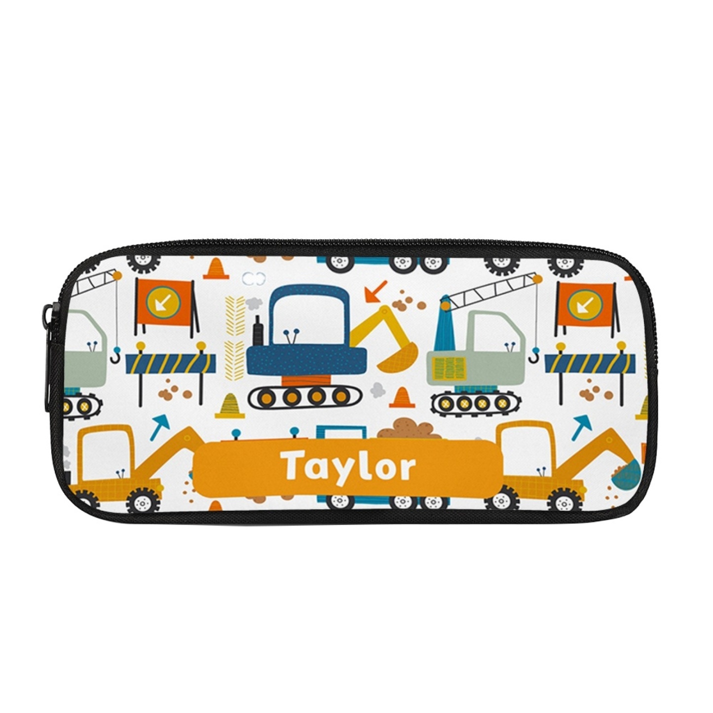 Custom Name Pen Case Personalised  Excavators Pen Bag Back to School Gifts for Students-Jessemade AU