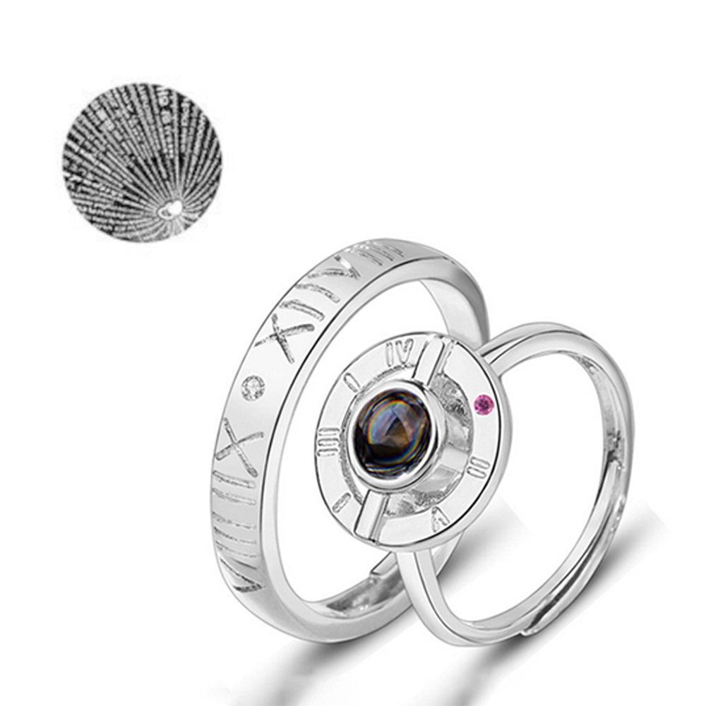 Personalised 100 Languages Projection Necklace Engraved  " I LOVE YOU" Heart Necklace Gifts For Her-Jessemade AU