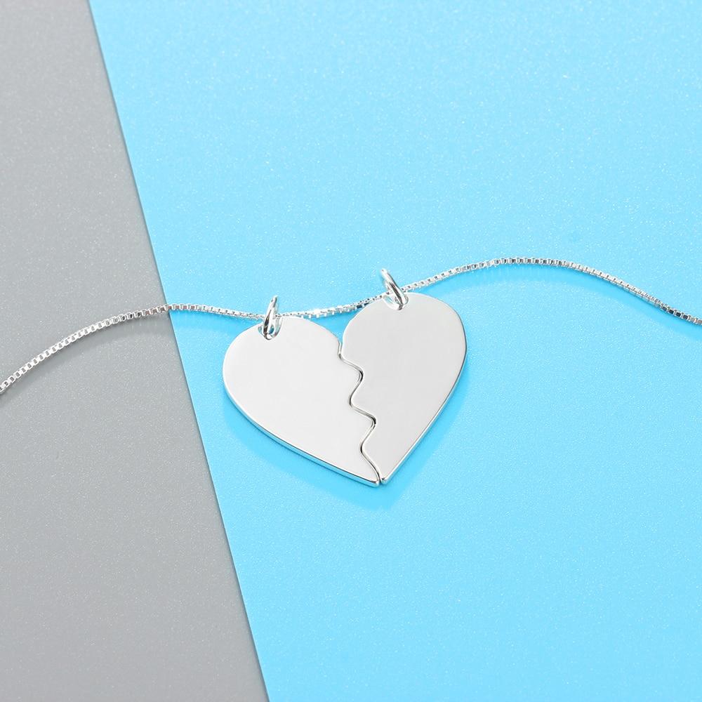 Heart Necklace Couple Necklace-Jessemade AU