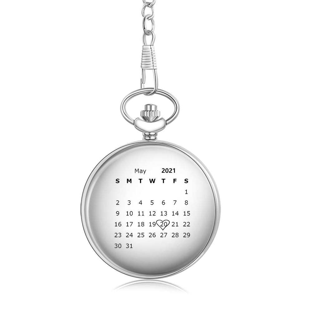Personalised Pocket Watch Custom Photo Gifts For Him-Jessemade AU
