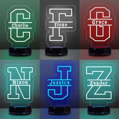 Personalised LED Letter Night Light Custom Name Lamp Gifts for Family-Jessemade AU