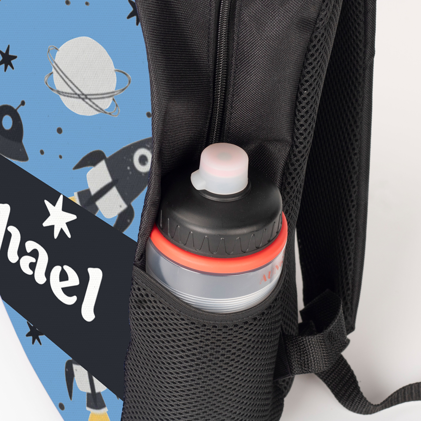 Custom Name Schoolbag Personalised Rocket and Satellite Backpack Travel Bag for Kids-Jessemade AU