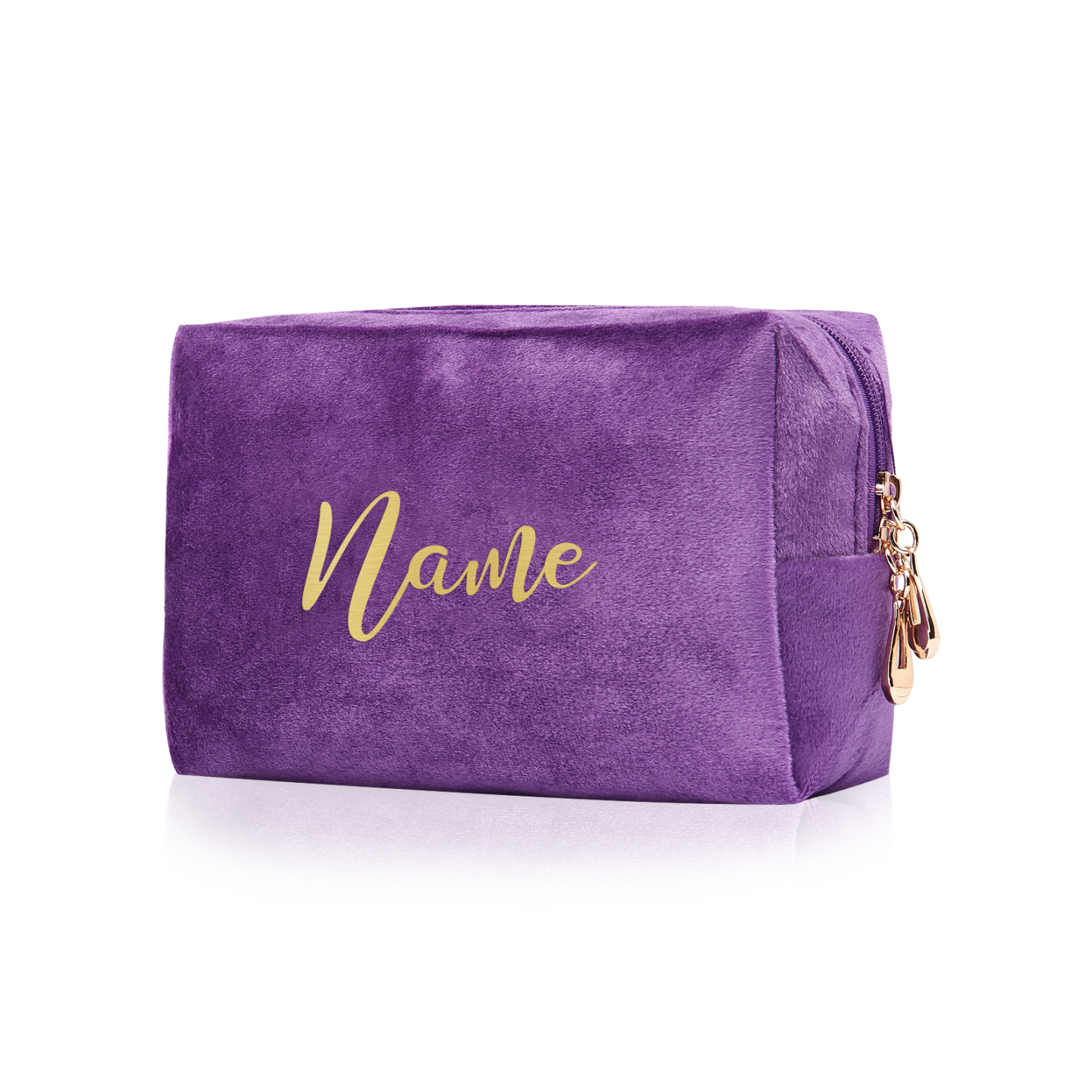 Personalised Name Cosmetic Bag Zipper Makeup Bag Jewelry Storage Bag Gifts for Ladies Girls-Jessemade AU