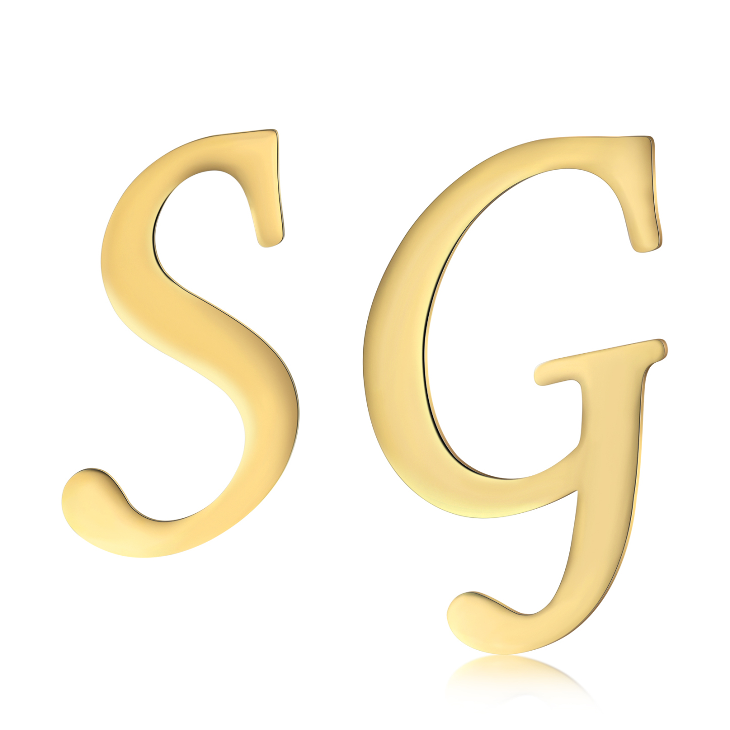 Personalised Big Letter Earring Customised 2 Letters Gifts for Her-Jessemade AU