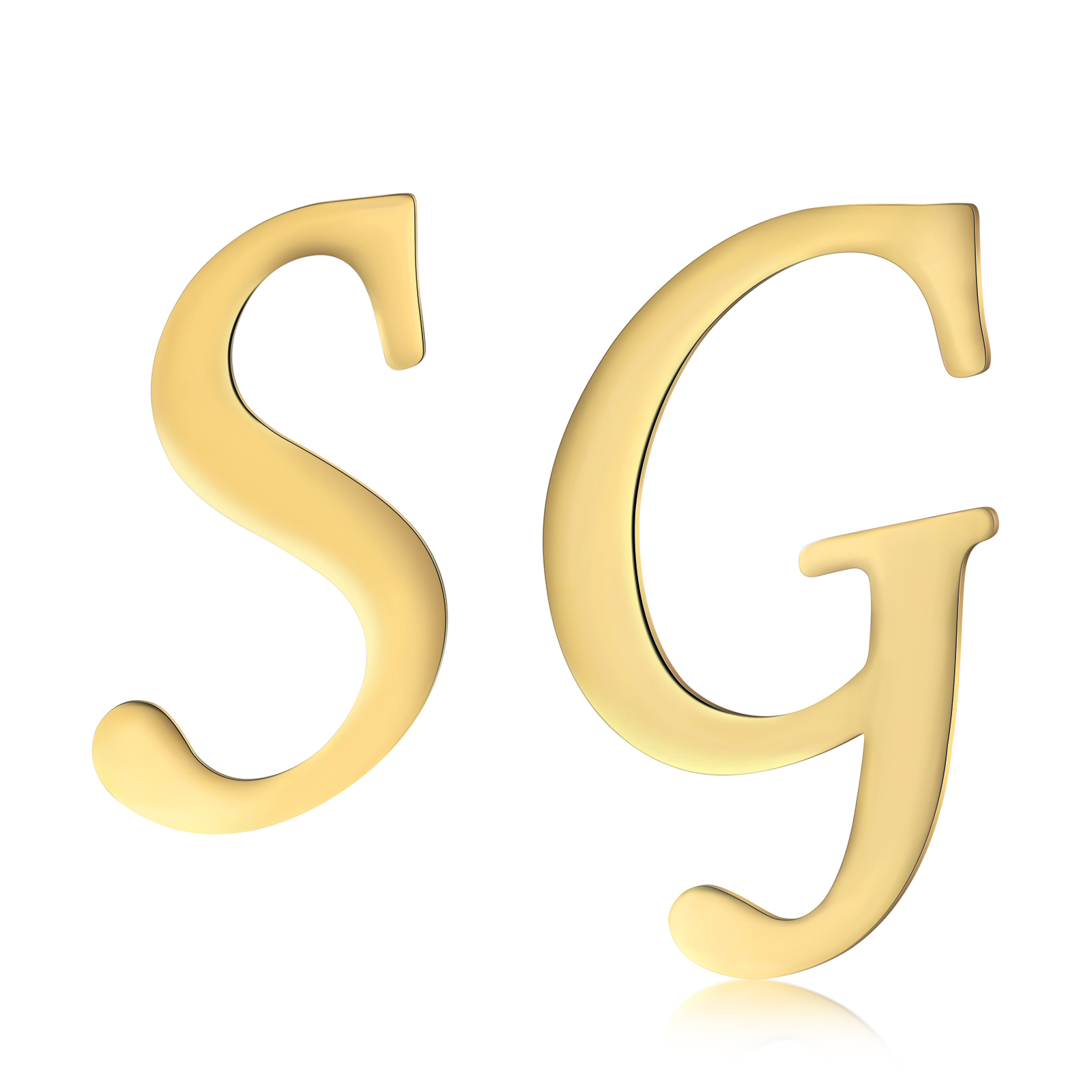 Personalised Big Letter Earring Customised 2 Letters Gifts for Her-Jessemade AU