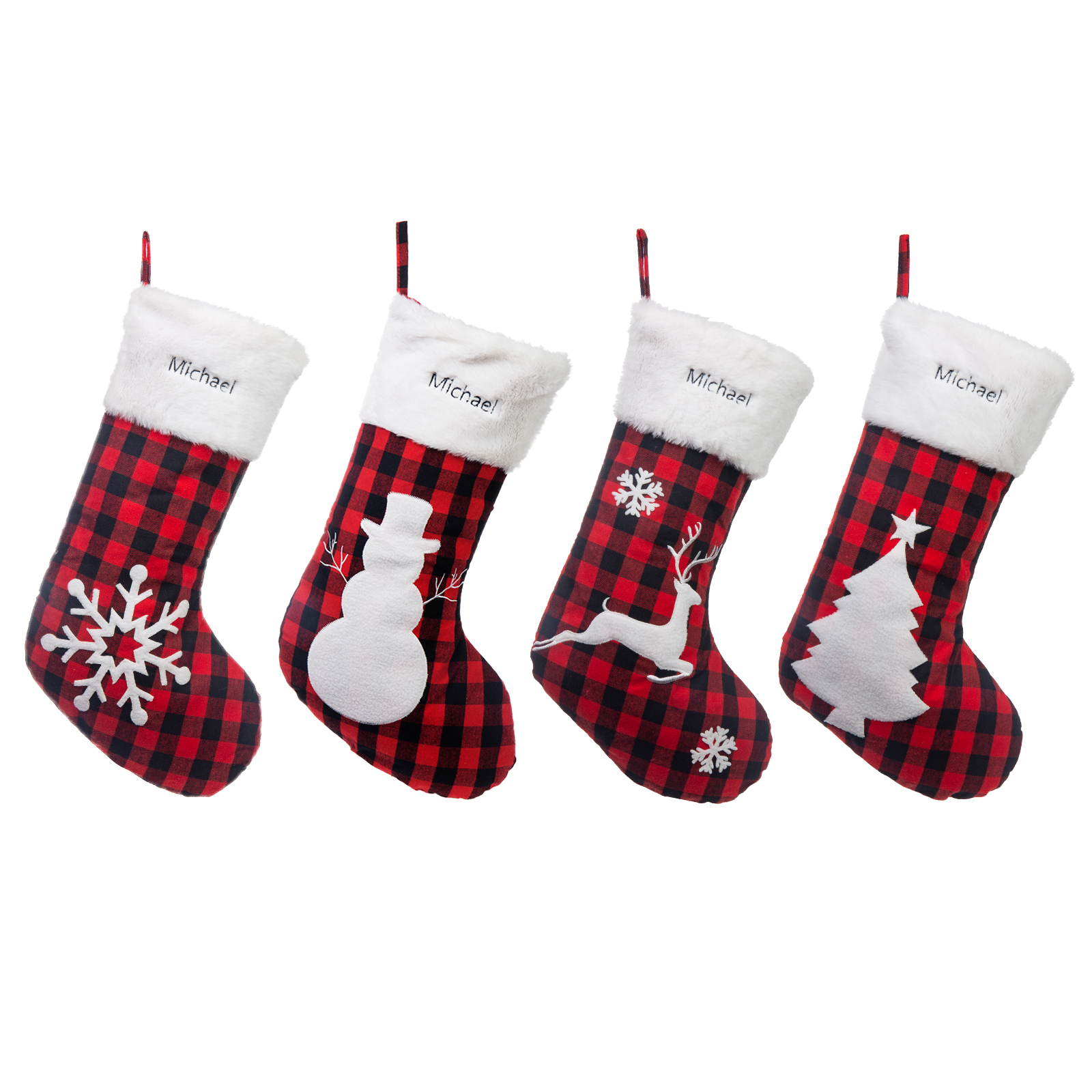 Personalised Christmas Stockings Custom Name Stockings Decoration-Jessemade AU