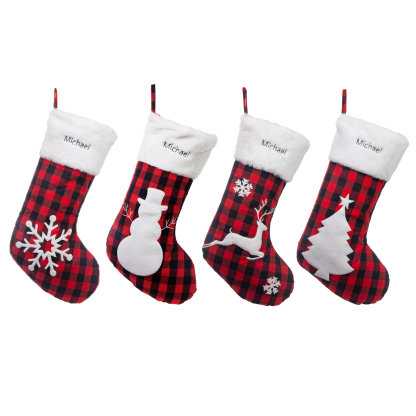 Personalised Christmas Stockings Custom Name Stockings Decoration-Jessemade AU