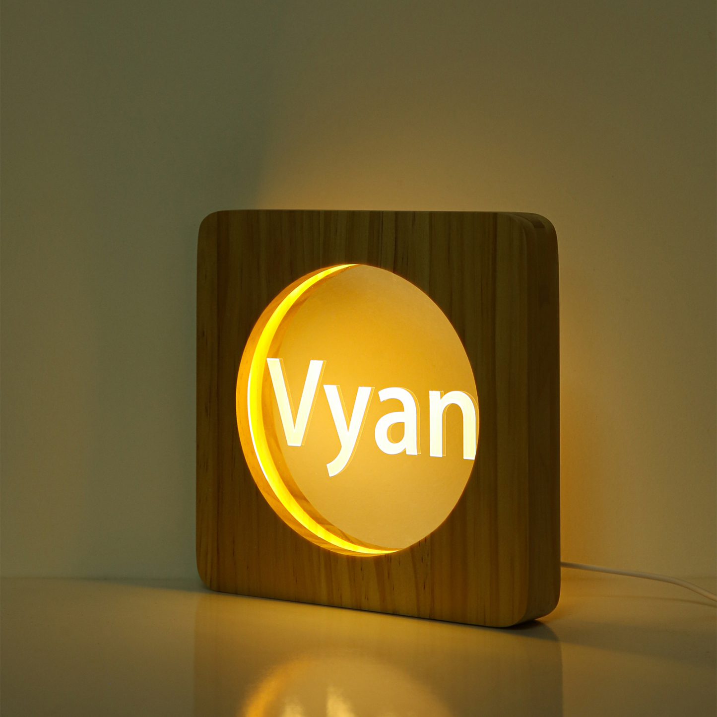 Name Night Light Ornament For Her Personalised Name Bedroom Decor Home Decoration LED Light Personalised Photo Ornament-Jessemade AU