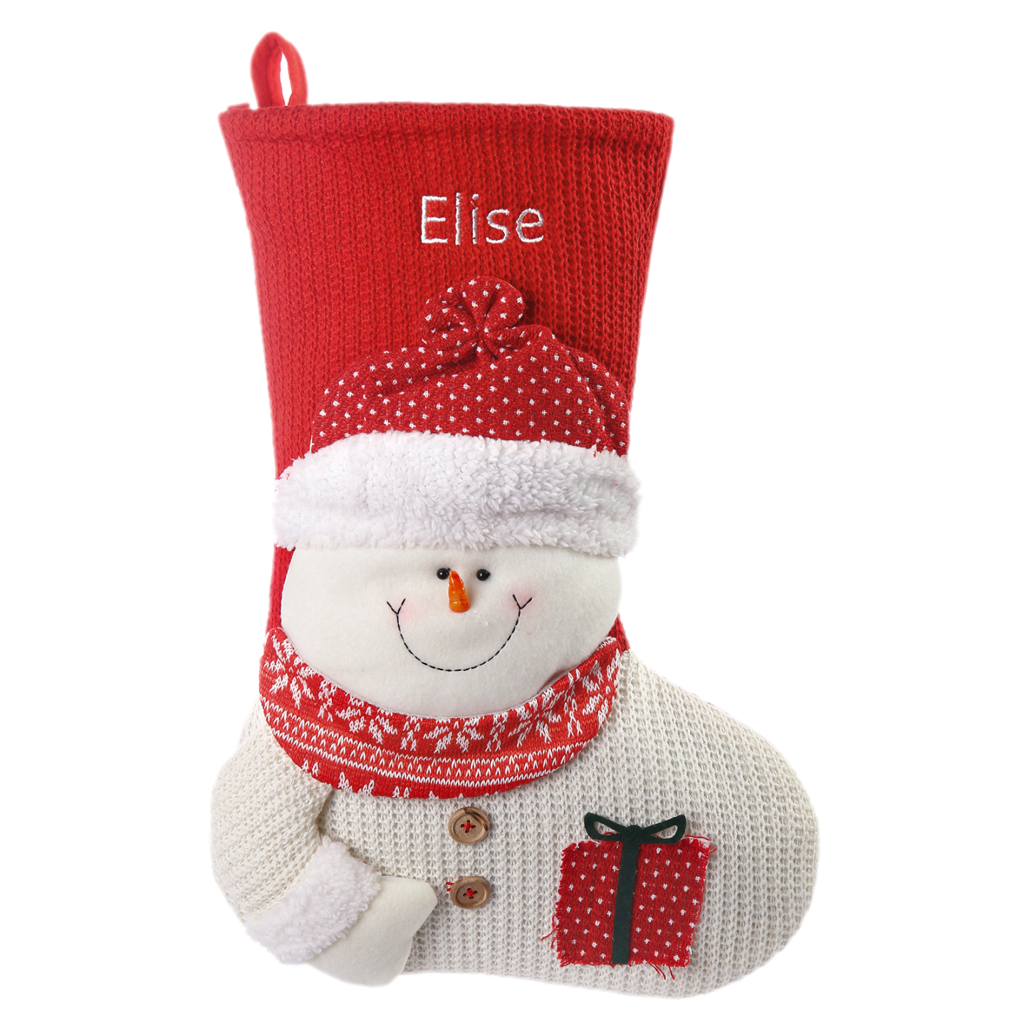Personalised Christmas Stockings Ornaments Custom 1 Name Christmas Socks Gifts for Family Friends-Jessemade AU