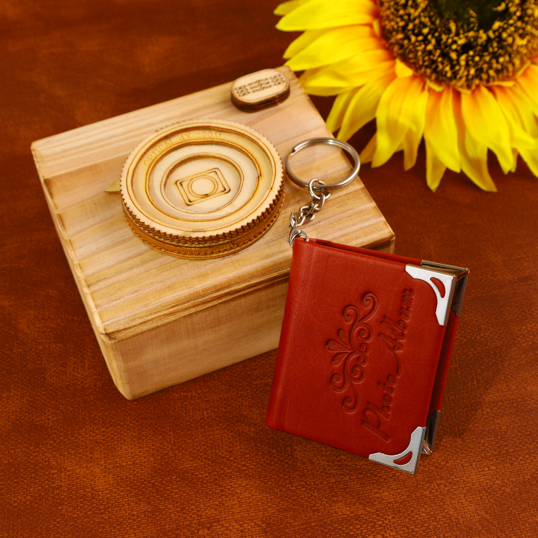 Personalised Mini Album Keychain Custom 5 Photos Keychain Gifts For Her-Jessemade AU