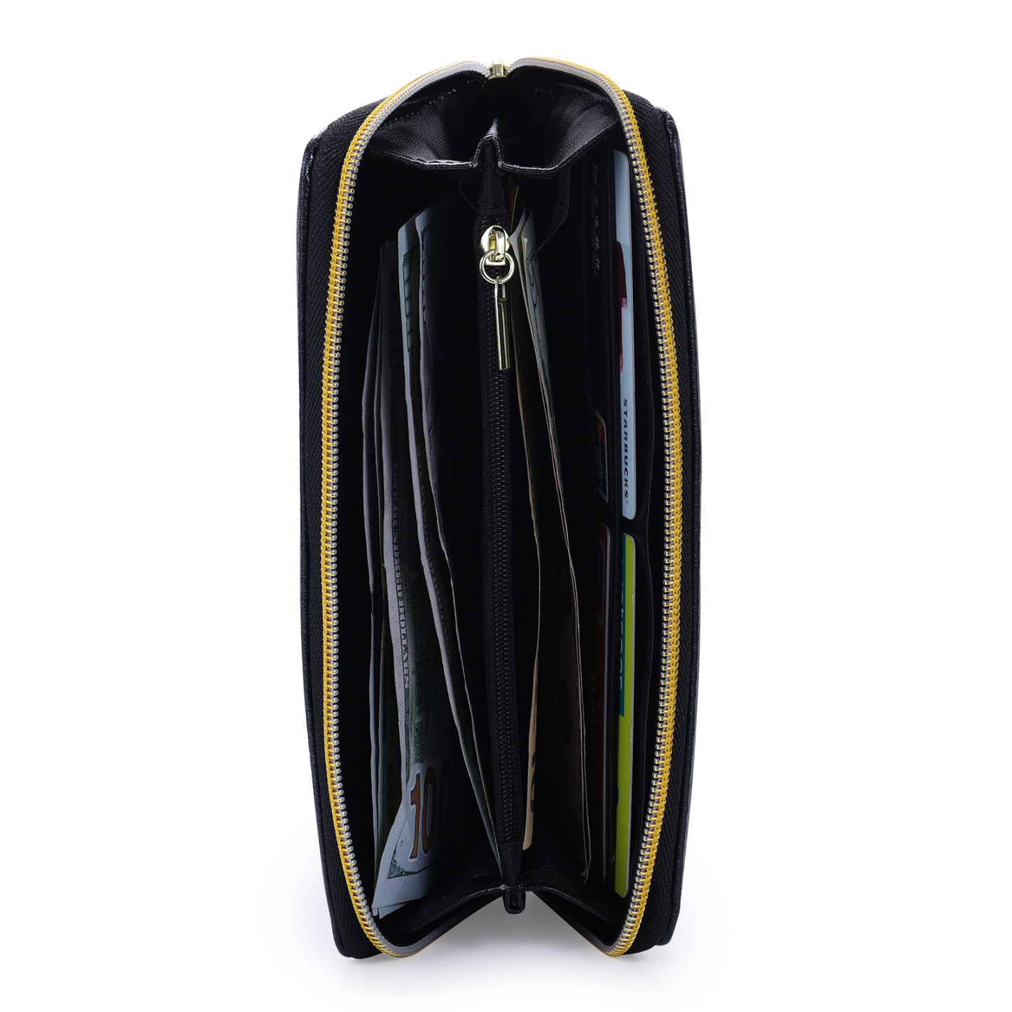 Long Purse Personalised Leather Wallet Engraved 10 Photos Zip Wallet 2023 Gifts For Women Men-Jessemade AU