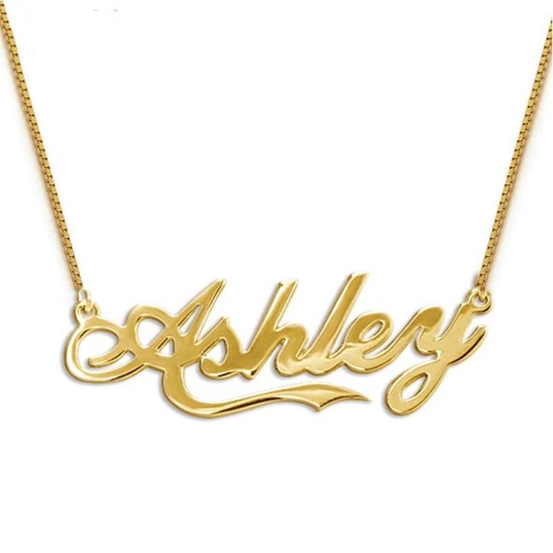 Personalised Necklace Custom 1 Name Necklace Gift For Women-Jessemade AU