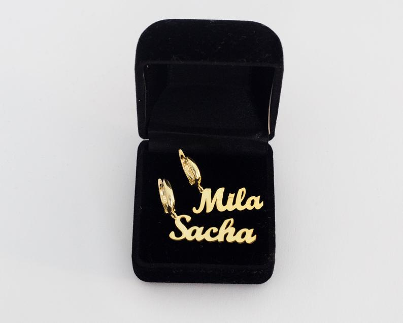 Personalised Name Earring Custom Name Earrings Gifts for Her-Jessemade AU