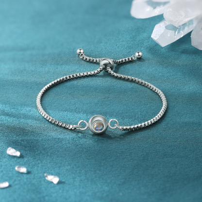 Personalised Projection Bracelet Custom Colourful Photo Bracelet Adjustable Couple Bracelet Personalised Gift for Her-Jessemade AU