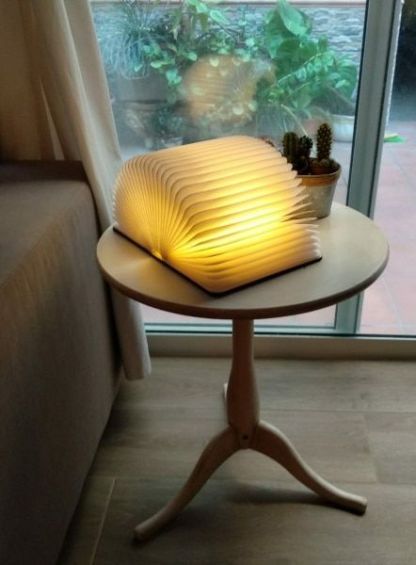 Wooden Folding Magnetic Glowing LED Book Lamp-Jessemade AU