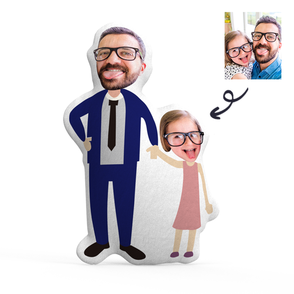 Custom Photo Pillow Father and Daughter Perfect Gift-Jessemade AU