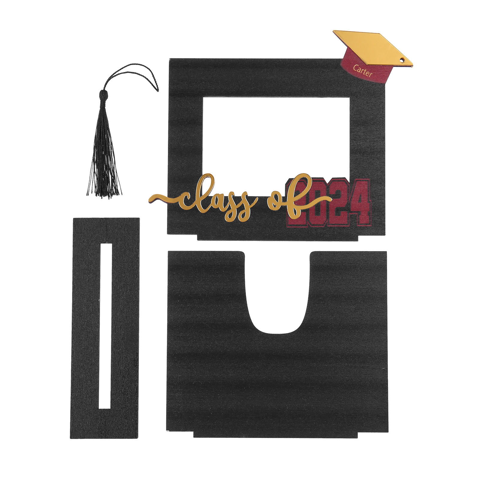 Class of 2024 Personalised Graduation Photo Frame Custom Name & Photo Wooden Frame Creative Gifts-Jessemade AU