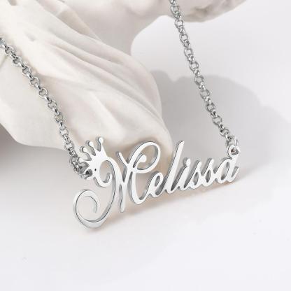 Personalised Necklace Custom 1 Name Necklace Gift For Women-Jessemade AU