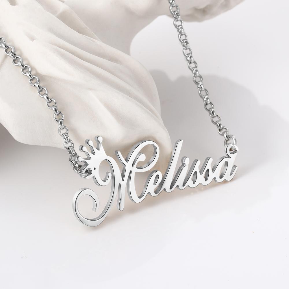 Personalised Necklace Custom 1 Name Necklace Gift For Women-Jessemade AU
