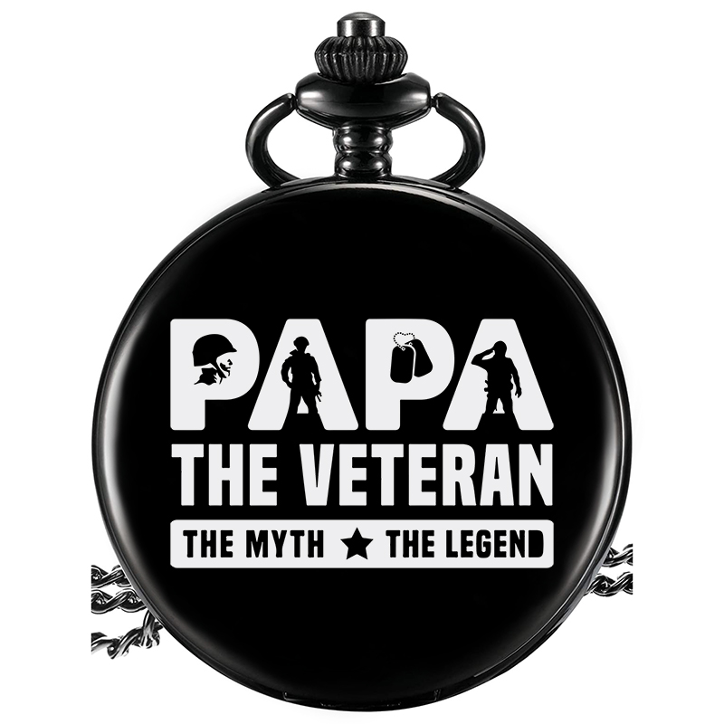 Personalised Pocket Watch Custom Names Gifts For Him-Jessemade AU