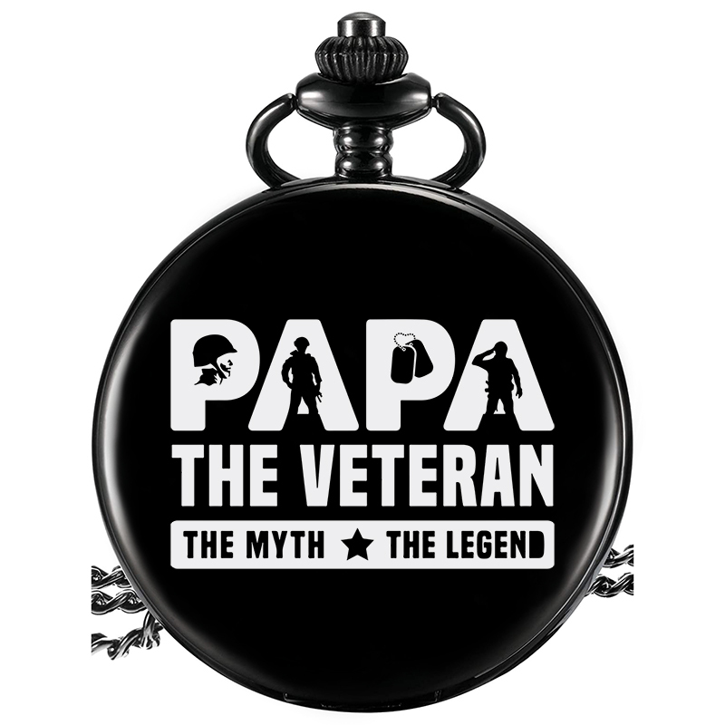 Personalised Pocket Watch Custom Names Gifts For Him-Jessemade AU