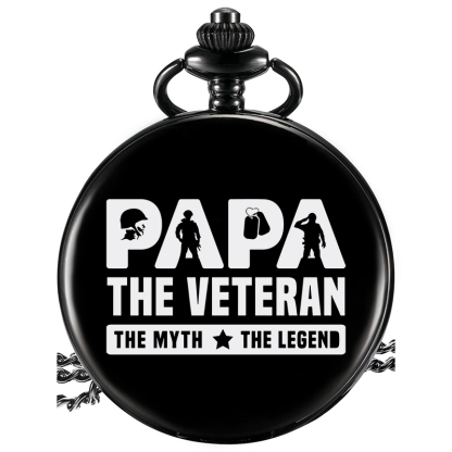 Personalised Pocket Watch Custom Names Gifts For Him-Jessemade AU