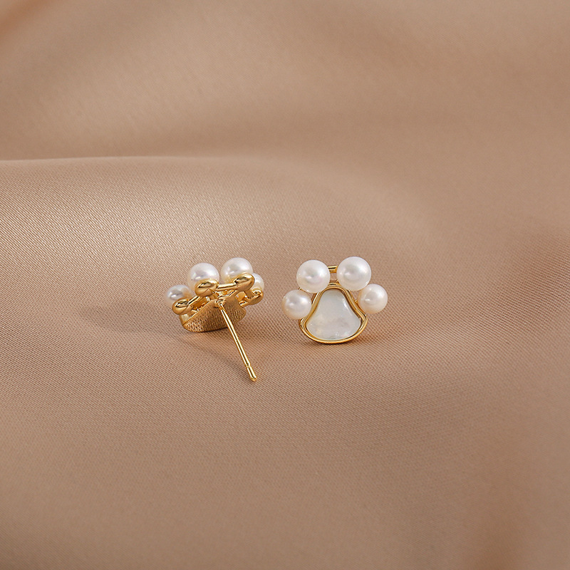 Dog Paw Earrings Birthday Mother's Day Gifts for Her-Jessemade AU