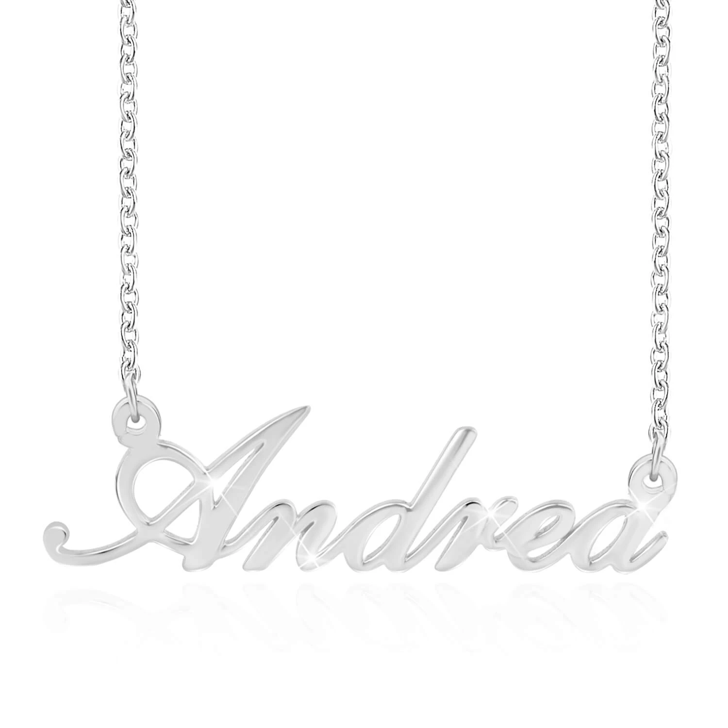 Personalised Necklace Custom 1 Name Necklace Gift For Women-Jessemade AU