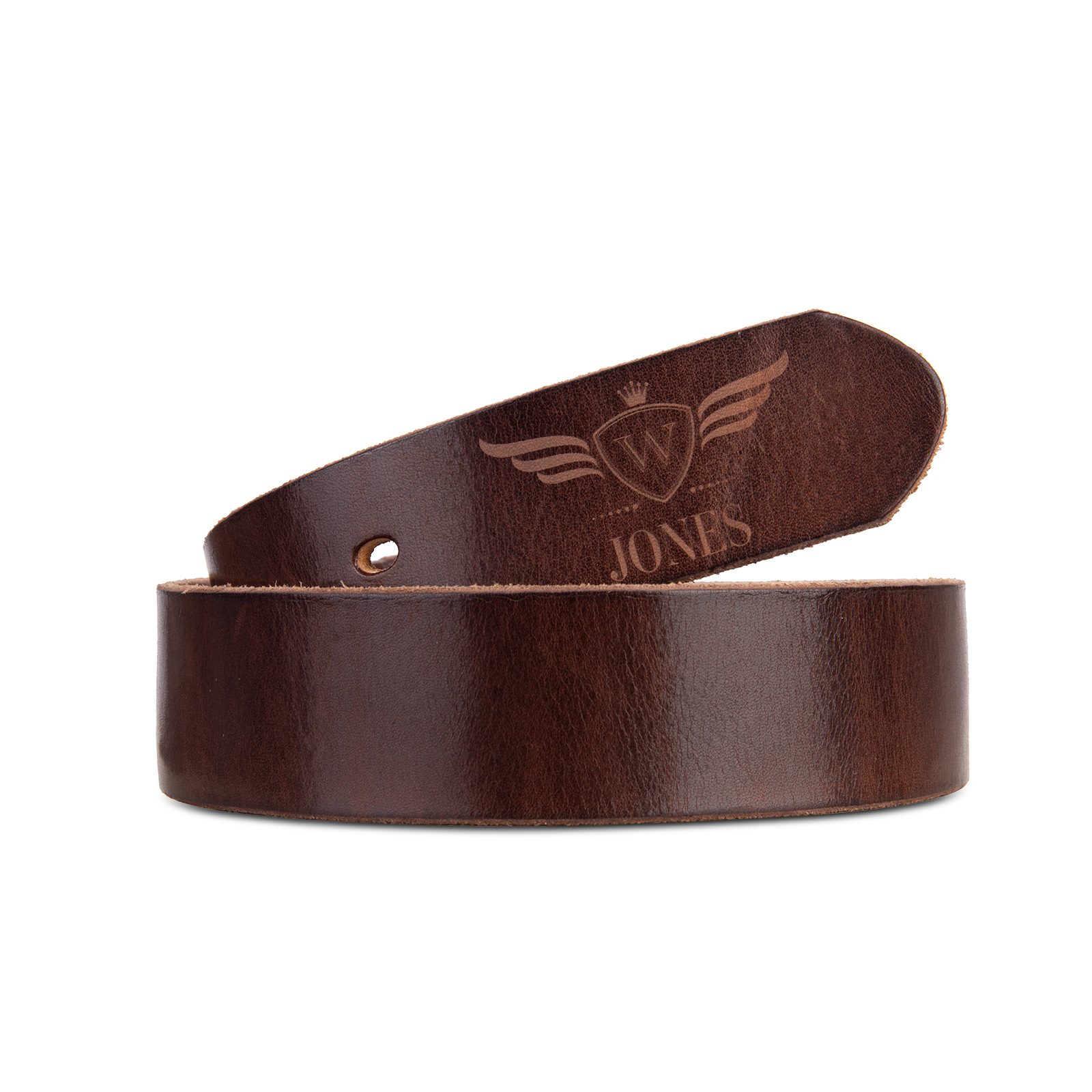 Customised Genuine Leather Belt Engraved Names Men's Belt for Him-Jessemade AU