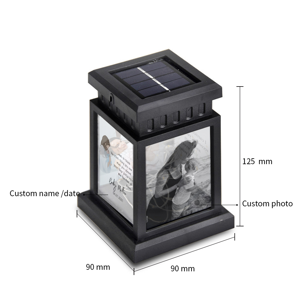 Personalised Photo Lantern Lamp Baby Loss Memorial Sympathy gift-Jessemade AU